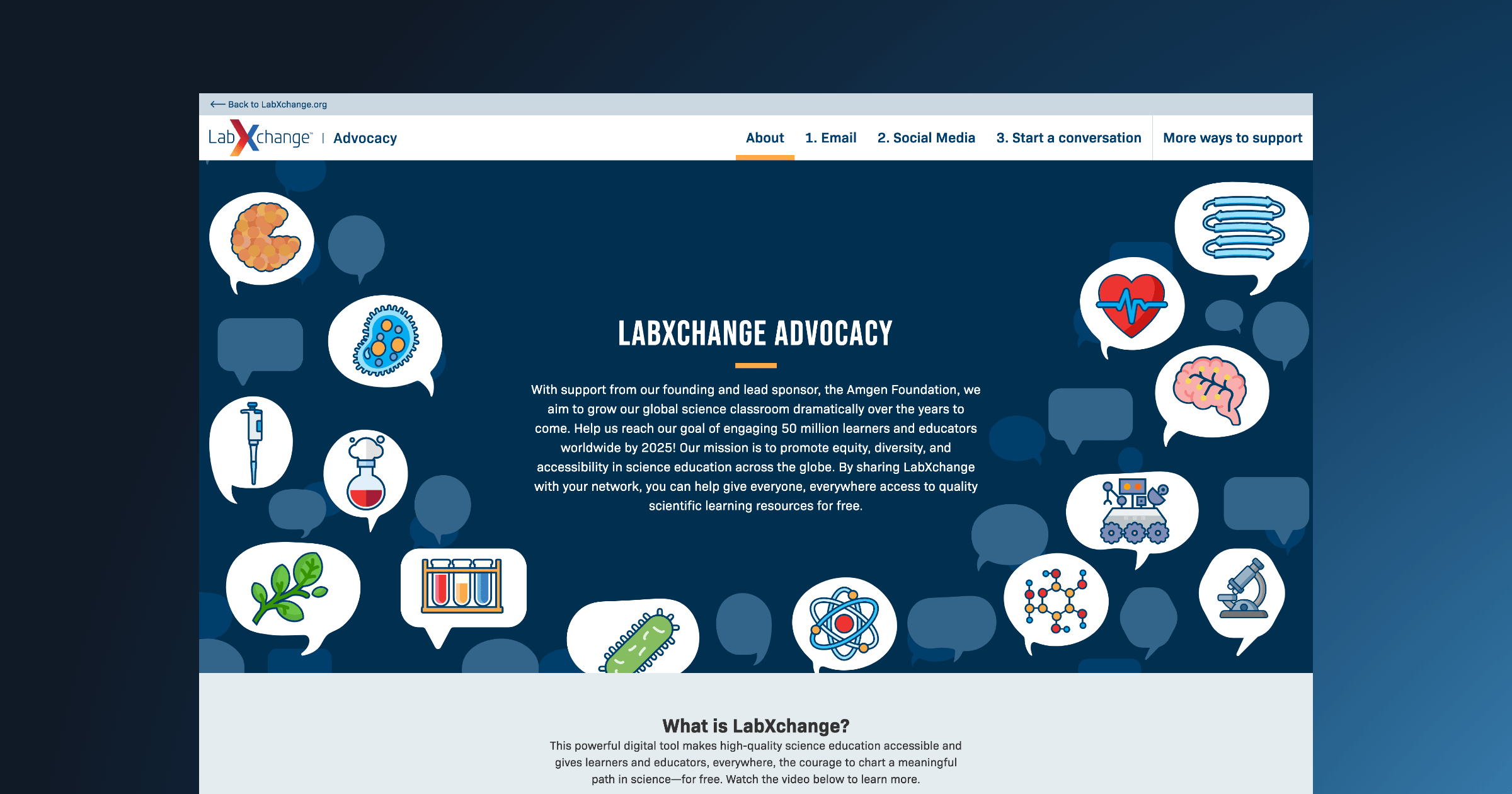 Moonshot Microsite